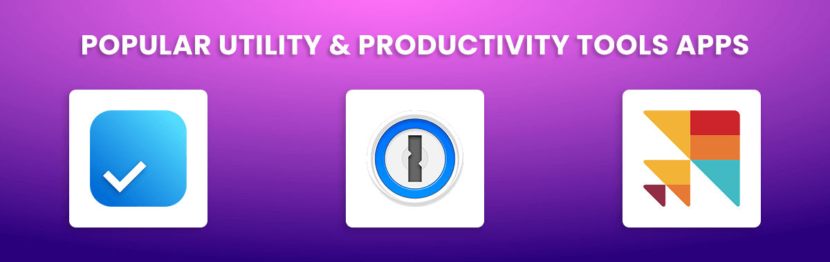 Popular Utility Productivity Tools Apps