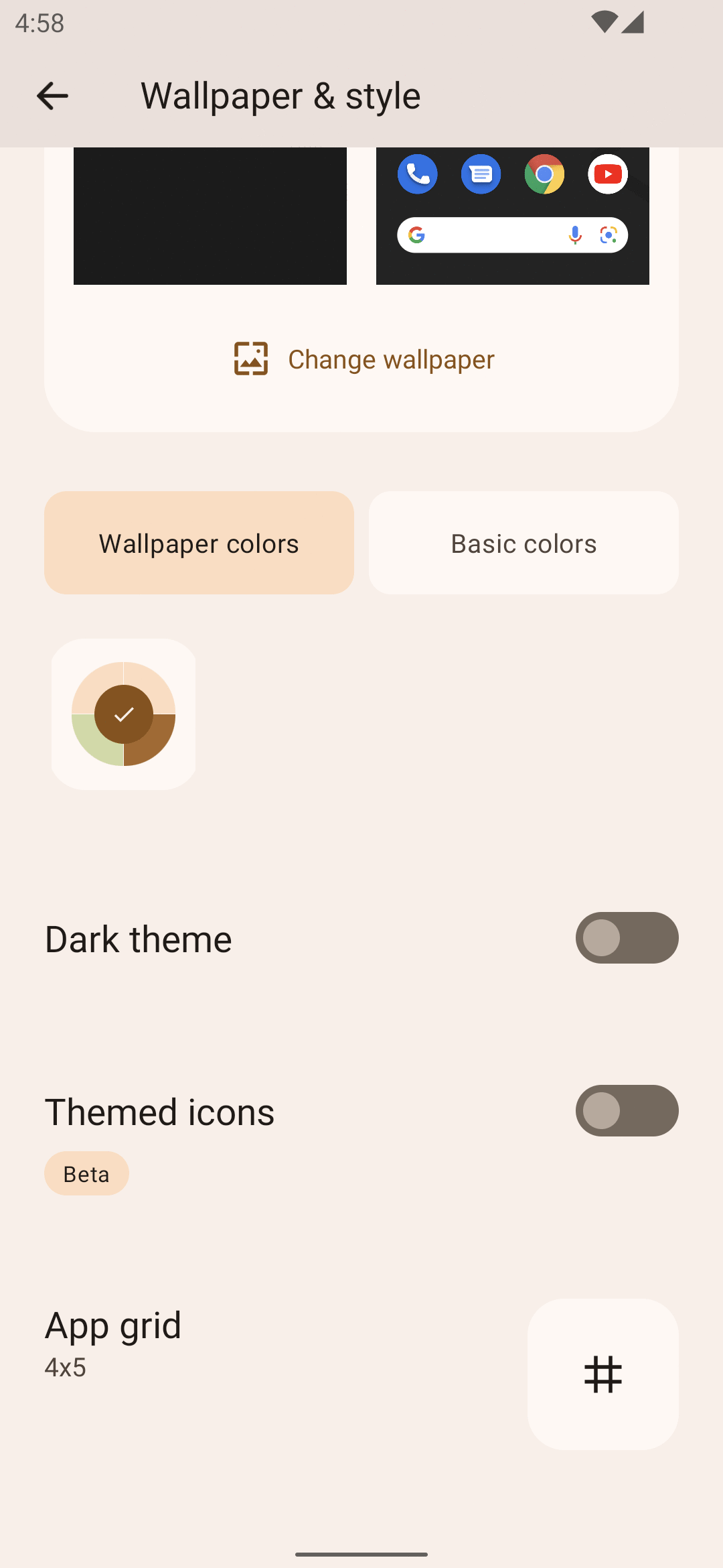 Themed App Icons