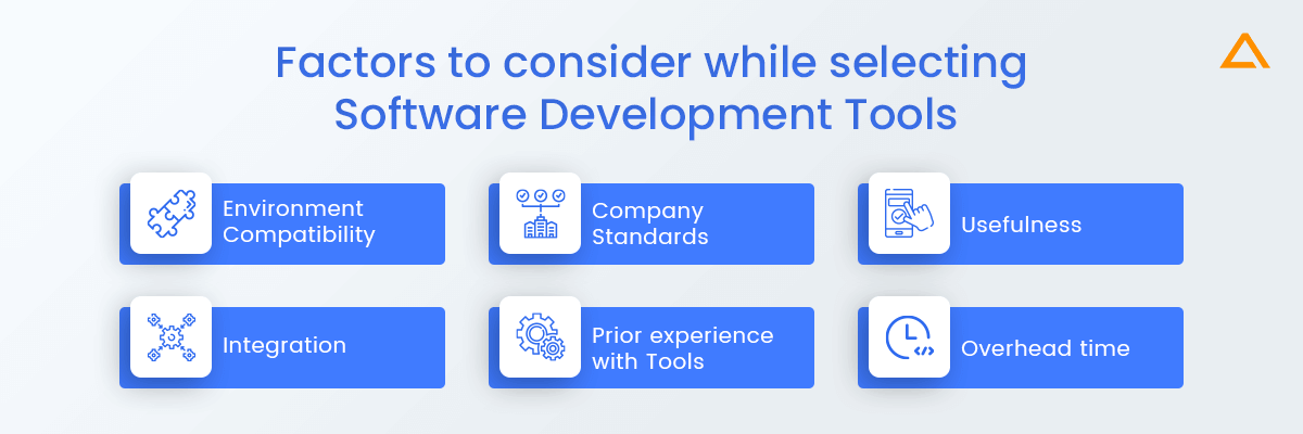 Factors to consider while selecting Software Development Tools