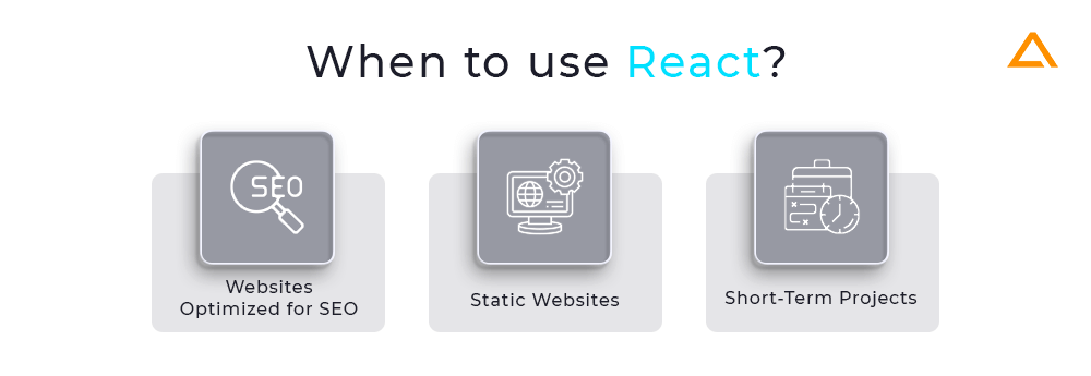 When to use React