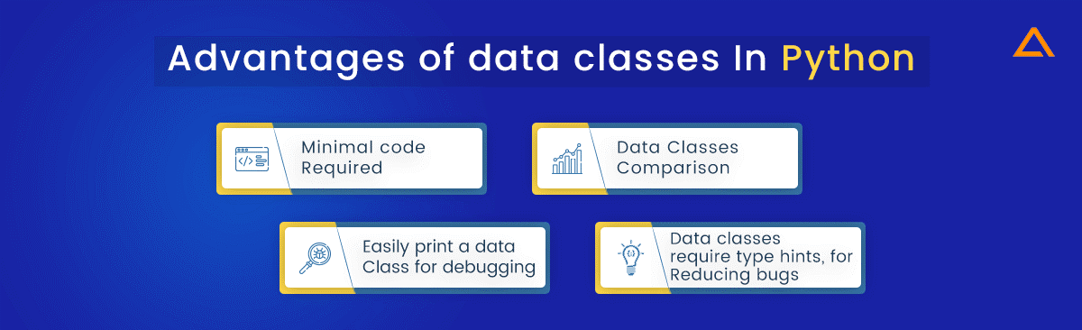 Advantages of data classes In Python