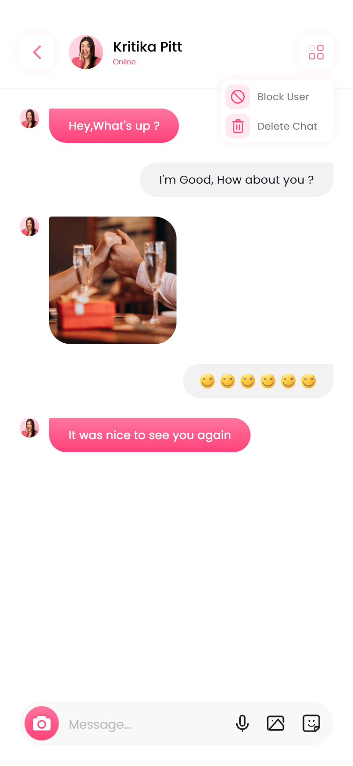 Dating App Message