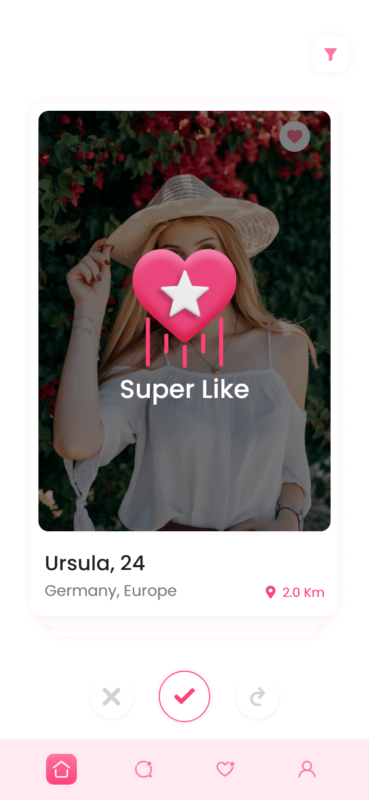 Dating App Super Like