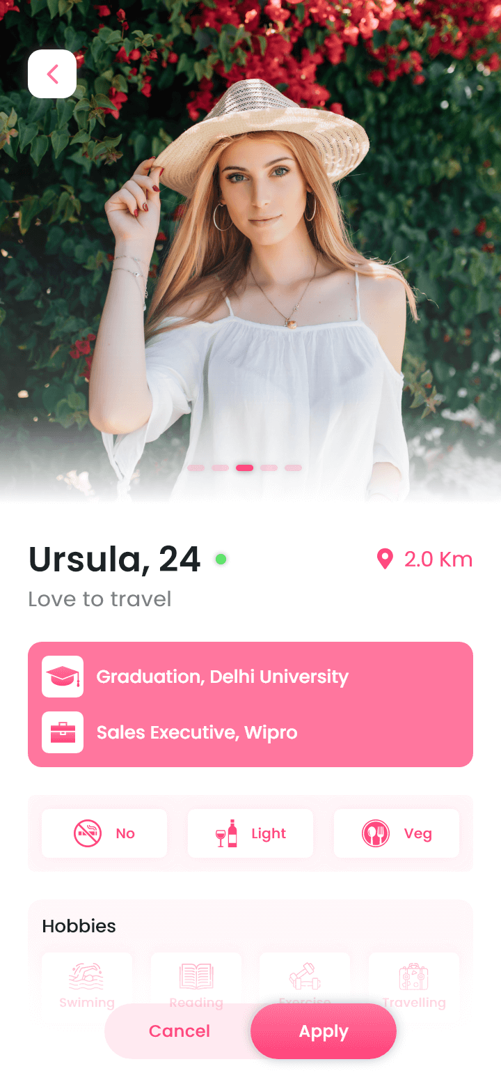 Dating App View Profile