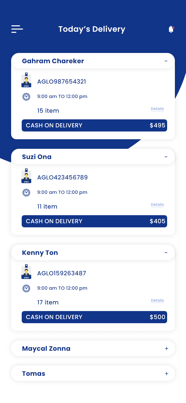 Pharmacy delivery boy app daily delivery