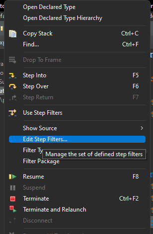 edit filters
