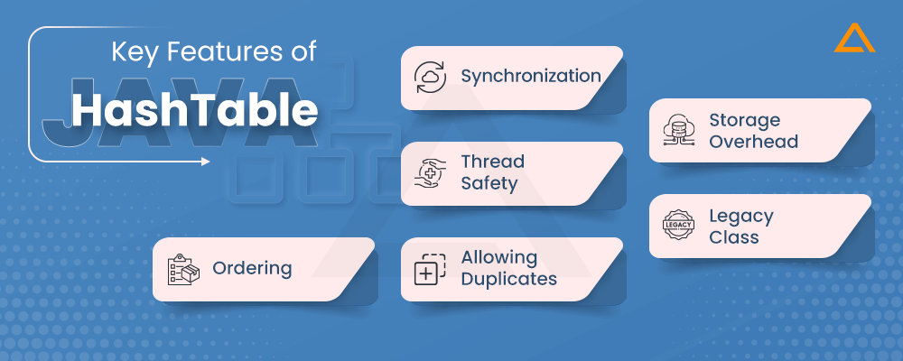 Key Features of Java HashTable