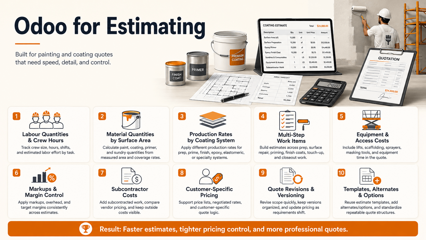 Odoo For Estimation